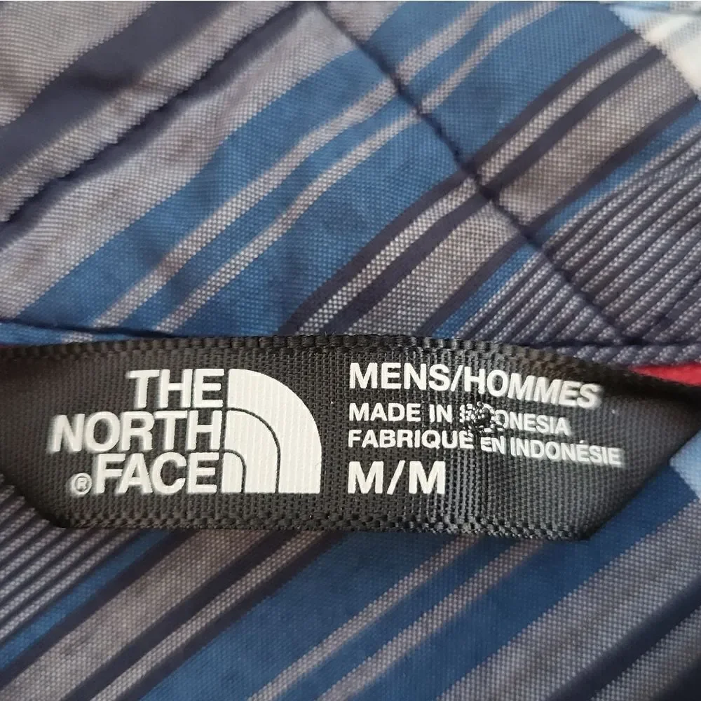 The North Face Plaid Short Sleeve Button Front Shirt Men's med